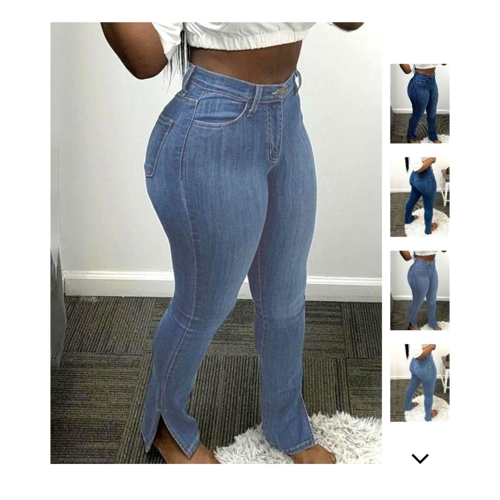 Bellizimos| slit cuff jeans